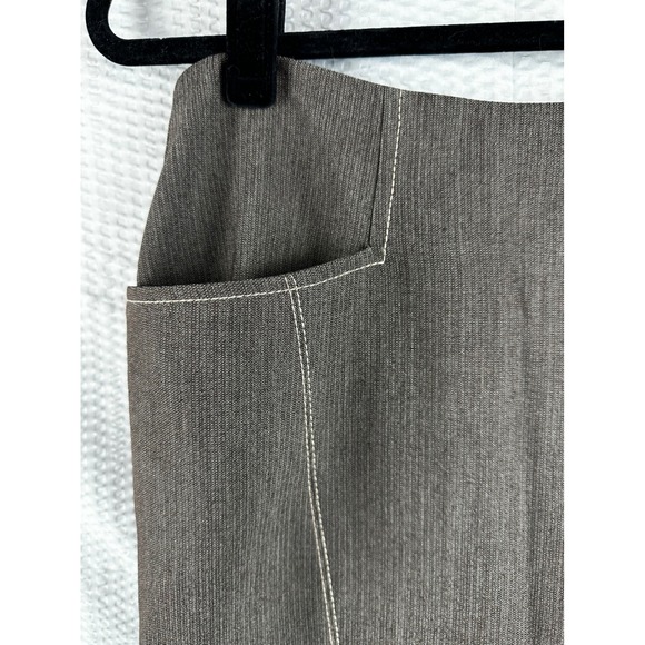 Bebe Pencil Skirt Brown Contour Front pocket Y2K Size 2 NWT - Picture 2 of 12